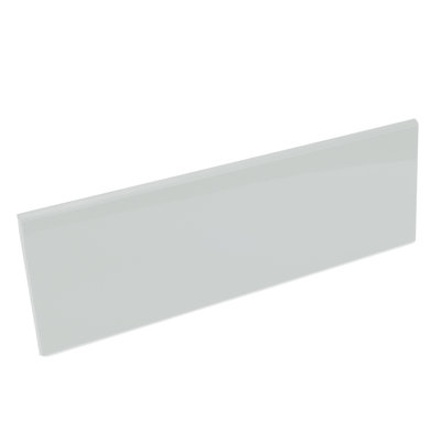 True Story Polished 12" x 4" Porcelain Throughbody Bullnose Tile Trim