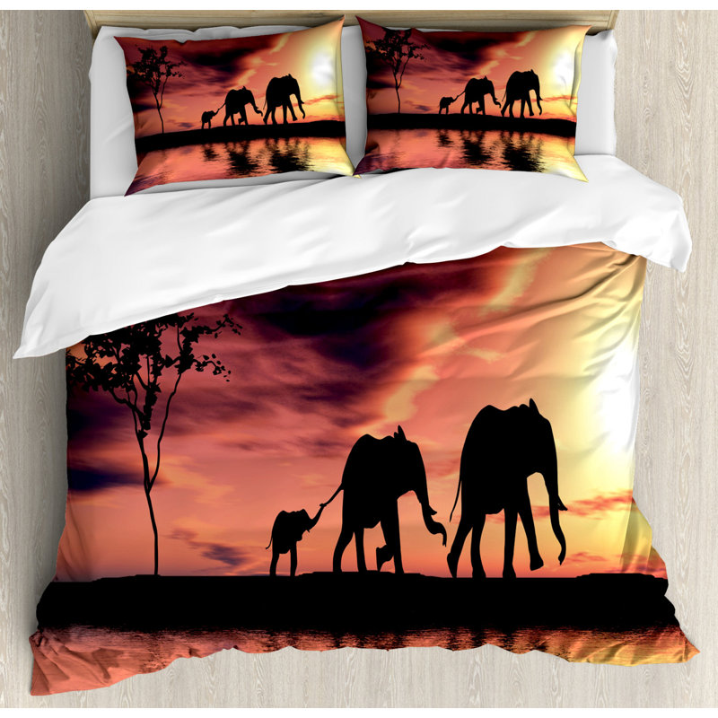 Melanson 260 TC Duvet Cover Set, King Duvet Cover + 2 Standard Pillowcases