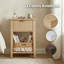 Table de bout moderne minimaliste avec tablette de rangement ouverte-1753110629