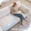 Canapé modulaire moderne en U réversible de 106 po de largeur avec 2 repose-pieds, port de charge, coussins d'accoudoir, poches latérales-209985474