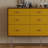 Bright Yellow Creative Storage 9-drawer Cabinet