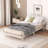 Floating Platform Bed Frame-732939508-732939509