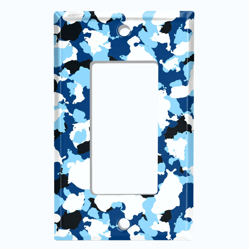 Patterned 1 - Gang Toggle Light Switch Standard Wall Plate