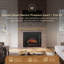 Uptown 33" Infrared Electric Fireplace Insert Heater with Trim Kit, Compatible with Alexa & Google