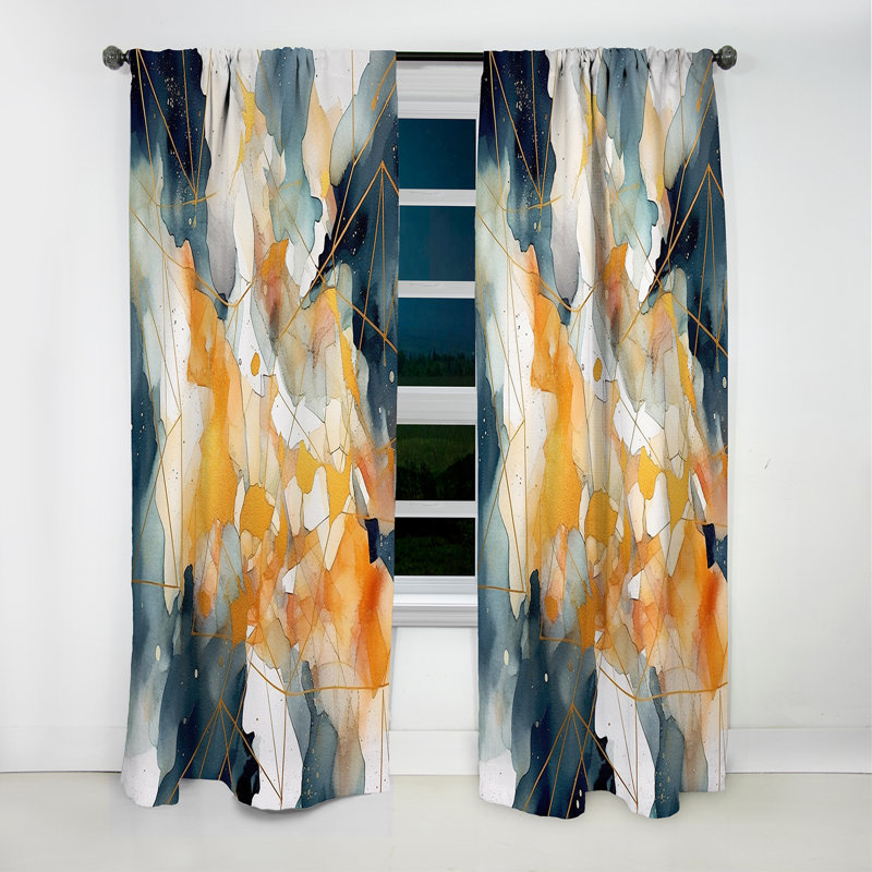 Rideau occultant - 1 rideau duo - rideaux scandinaves, L 52 po x L 120 po