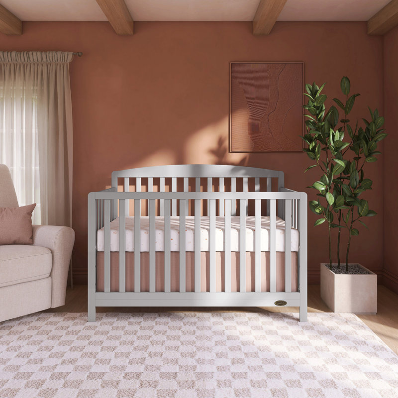 Lit de bébé convertible Dream On Me Owen 5 en 1, Gris