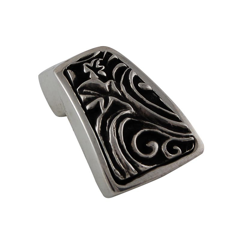 Liscio Novelty Knob, Antique Silver