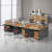 Rectangle 6 Person Office Cubicle Desk-126182637