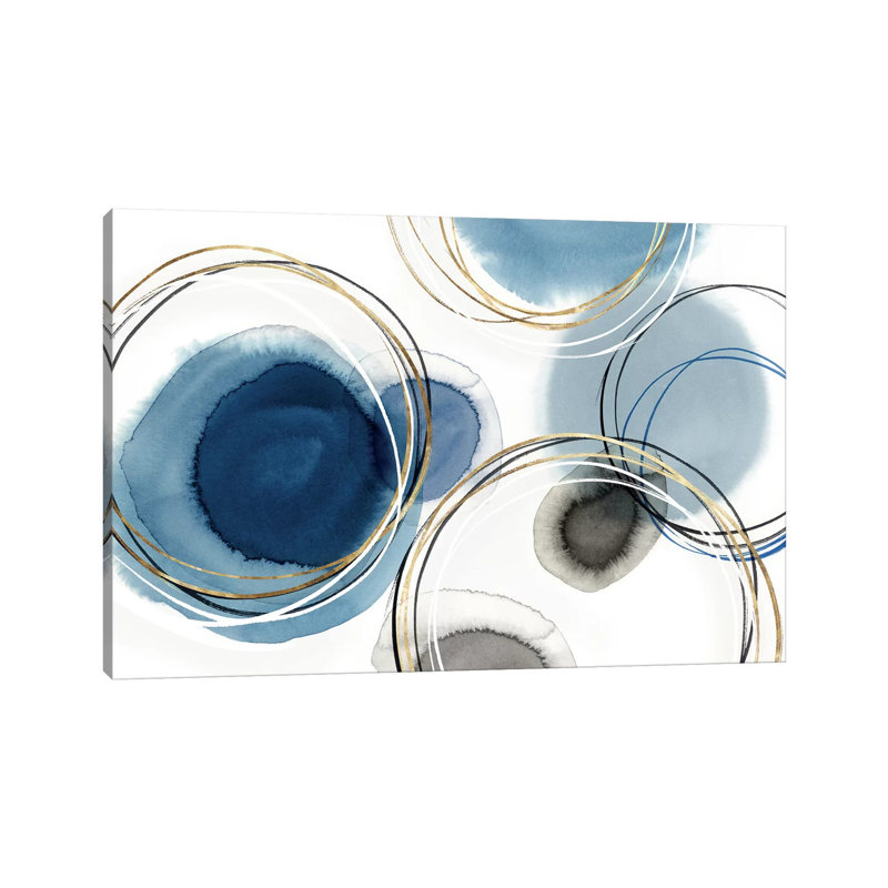 Infinity Indigo I by Isabelle Z - Wrapped Canvas Print, 66.04 cm H x 45.72 cm W x 1.91 cm D
