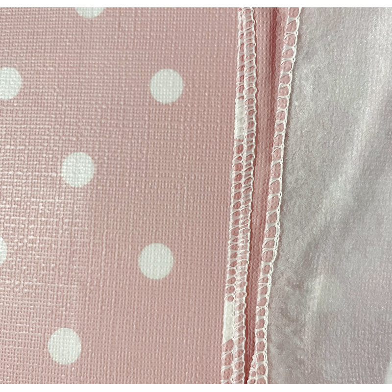 Knowle Rectangle Dots Polyester Tablecloth, Pink