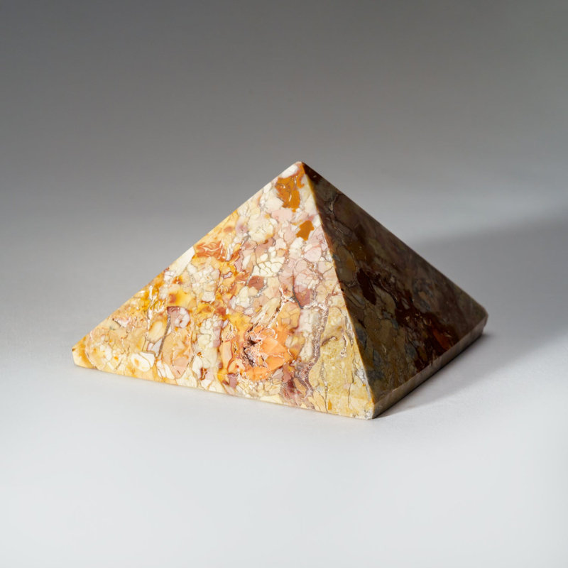 Polished Picture Jasper Pyramid from Madagascar (1.5 Lbs)
