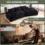 Moderne moderne à 3 places, méridienne orientée vers la droite, tissu, noir, pour méridienne de chambre à coucher, rembourré, design, mise à niveau de la chambre d'amis-828745901