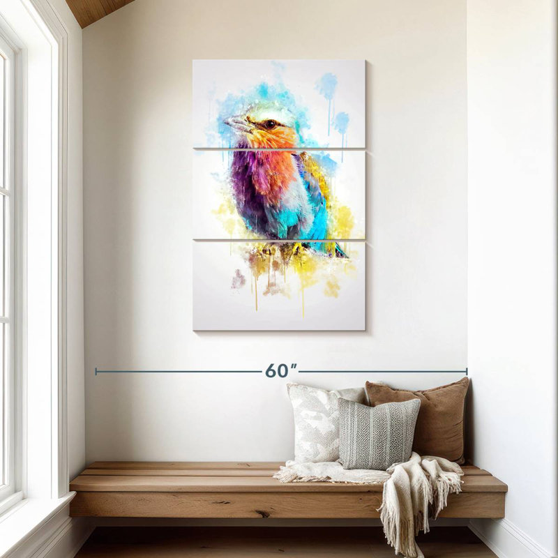 Brampt Lilac Breasted Roller, 45" H x 28" W