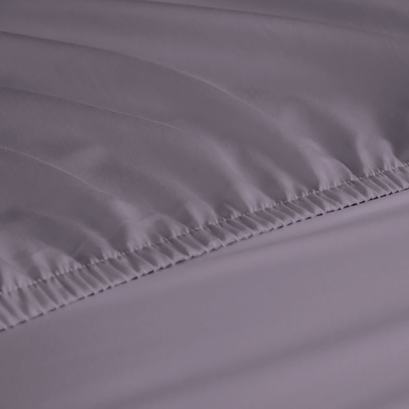 Ensemble de draps en rayonne de bambou 6 pièces , Ensemble de draps pour très grand lit californien, Lavande