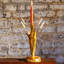 Forest Walk Wheat Candlestick - Gold-491443297