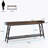 Inzillo 70.87 inch Extra Long Console Table Behind Couch, Rustic Industrial Sofa Table for Living Room, Narrow Entryway Hallway Long Bar Table