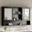 Armoire de toilette murale à miroir-1315033538