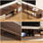 Floating TV Stand With RGB Lights, Wall Mounted TV Shelf-990340518-995440030