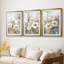 FLORAL Series CDxxv - impression encadrée sur mesure de qualité supérieure - 3 pièces-1803510089-1803509938