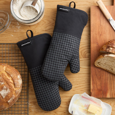 KITCHENAID Gourmet Series Gridlines Oven Mitts 2-Pack