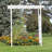 57'' W x 28'' D Polyvinyl Chloride (PVC) Arbor in White-87330330