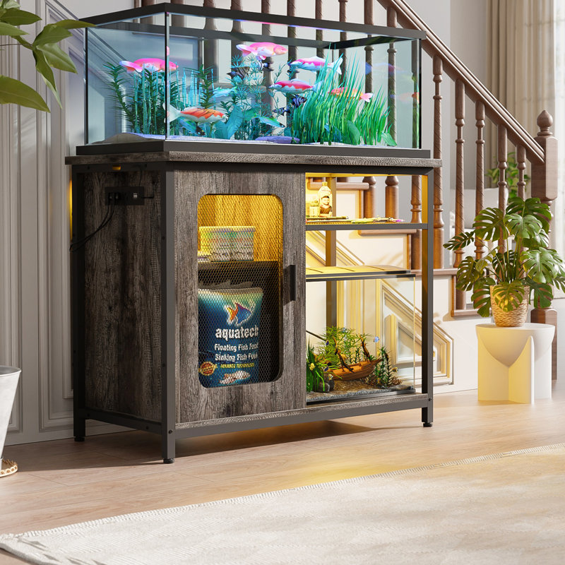 Réservoir d'aquarium 29 gallons Gentilucci, Chêne