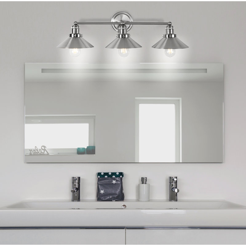 Éclairage pour meuble-lavabo en métal Bagatelle, Nickel, 3
