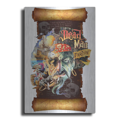 Luxe «Art mort» par James Mazzotta «Dead Man Partyin Scroll» par James
