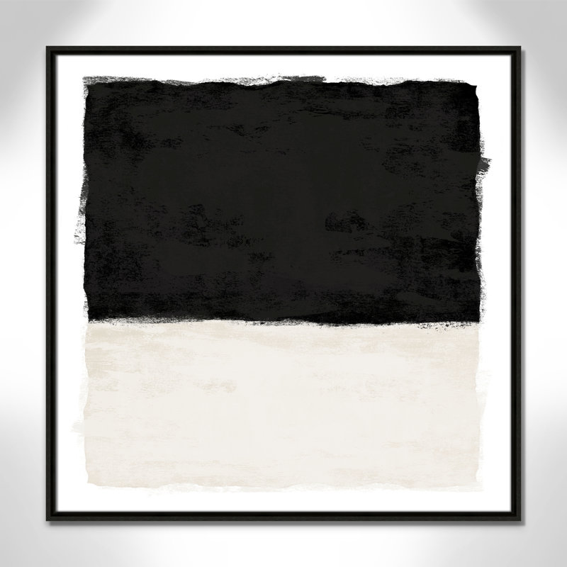 «Midnight I» - reproduction carrée de Vesrion par Natalie Carpentieri, Espresso, H 31,5 po x l 31,5 po