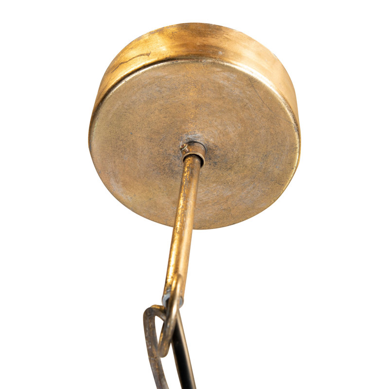 Plafonnier torsadé Art Deco
