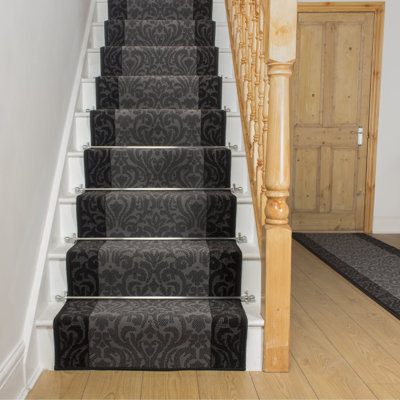 Stair Runner Damask Area Rug