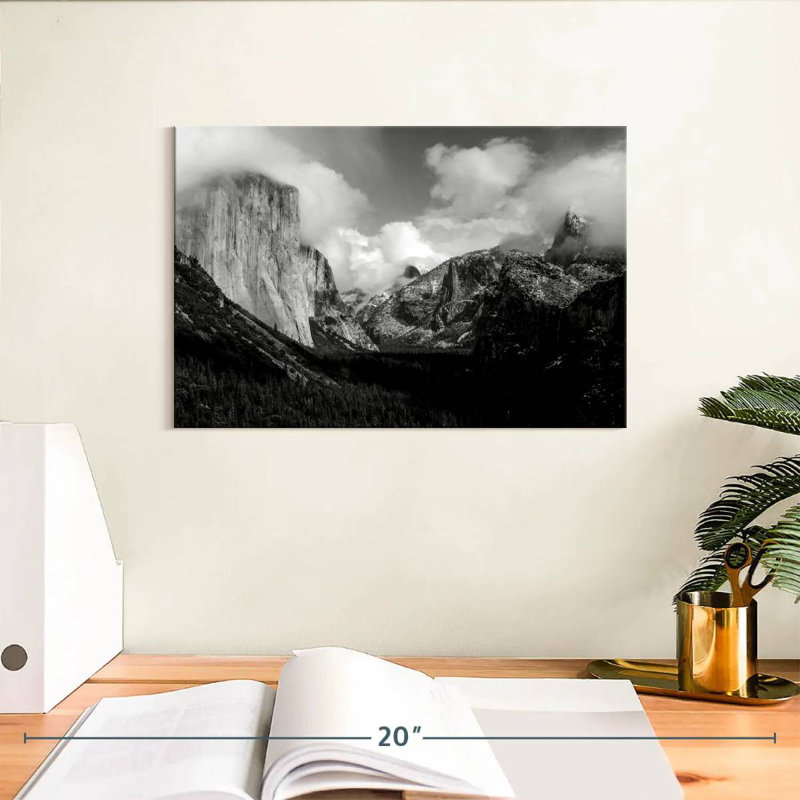Alvord Yosemite Valley BW, H 8 po x l 12 po