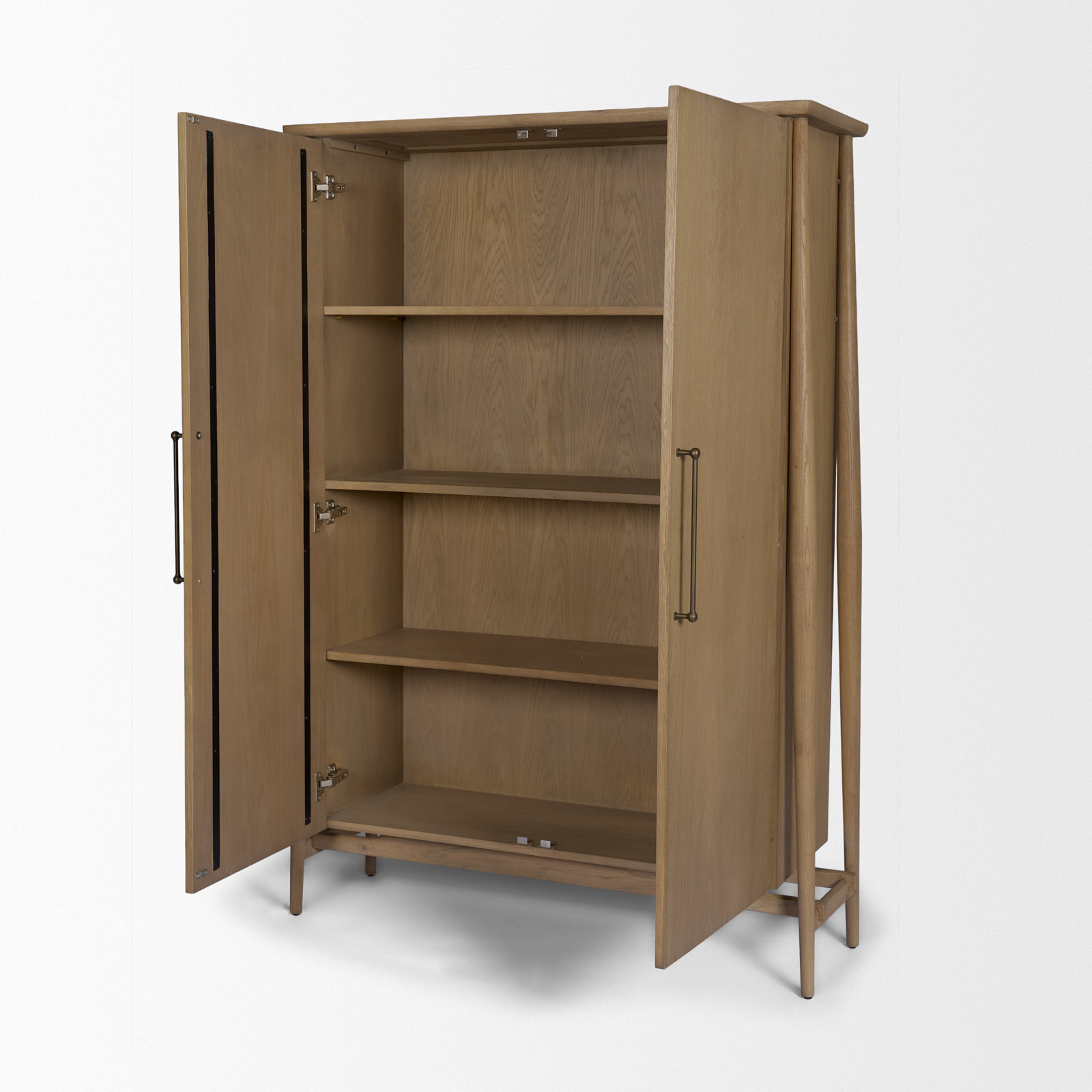 Oak Curio Cabinet