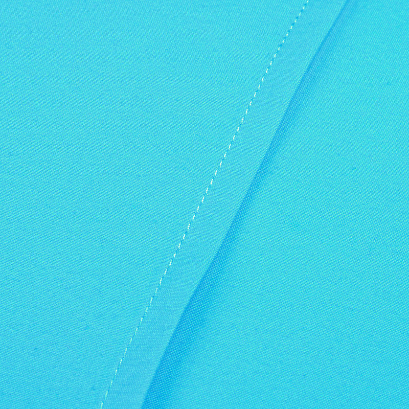 Drap plat seulement, drap de dessus en microfibre brossée 1800 - NTBAY, Drap plat de taille très grand, Bleu