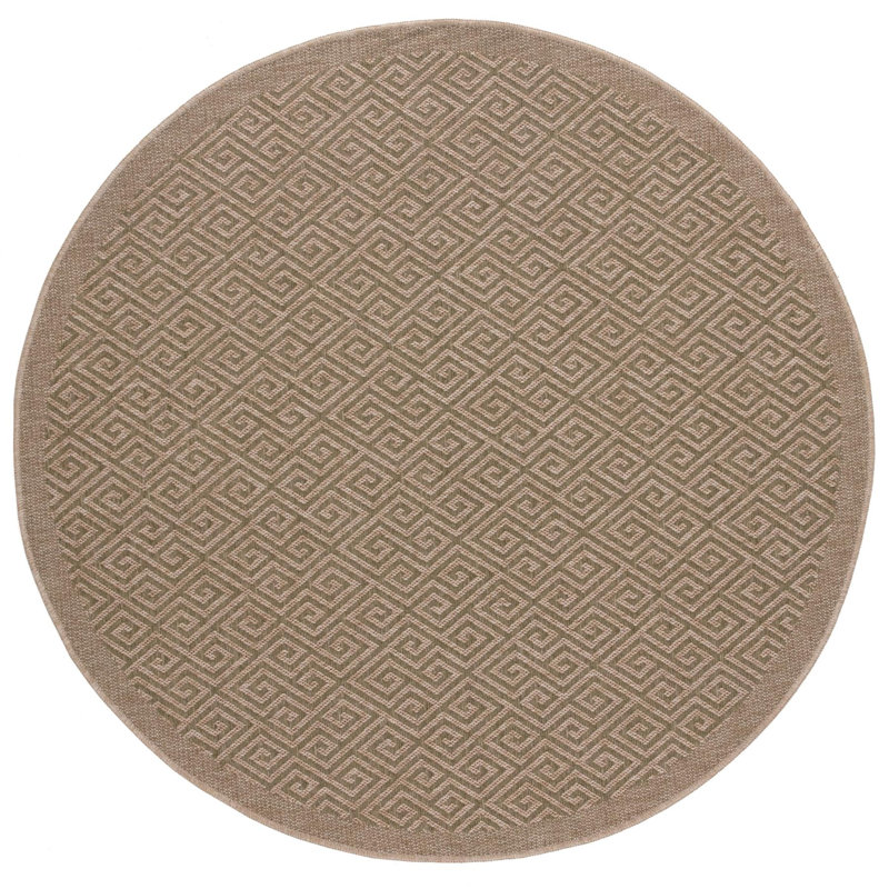 Nature Collection Geometric Kilim Indoor / Outdoor, Round 160 cm