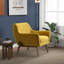 Chaise longue en velours