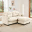Canapé de style moderne pour l'intérieur, canapé modulaire en forme de L avec repose-pieds, revêtement en chenille douce, dossier à coussin touffeté, mousse haute densité pour espaces polyvalents-1698200546-1786402312