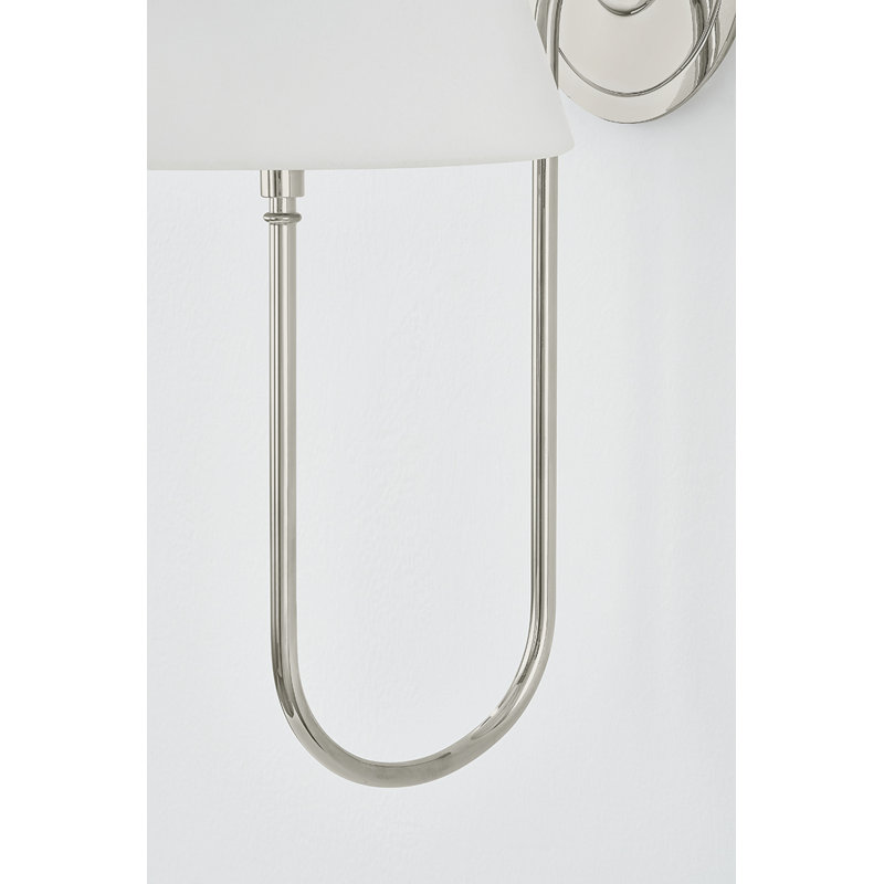 Hawthorne Wall Sconce in Aged Brass by Mark D. Sikes, Silver