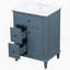 Meuble-lavabo avec lavabo, meuble-lavabo avec tablette réglable, un tiroir rabattable et deux tiroirs-1117901000