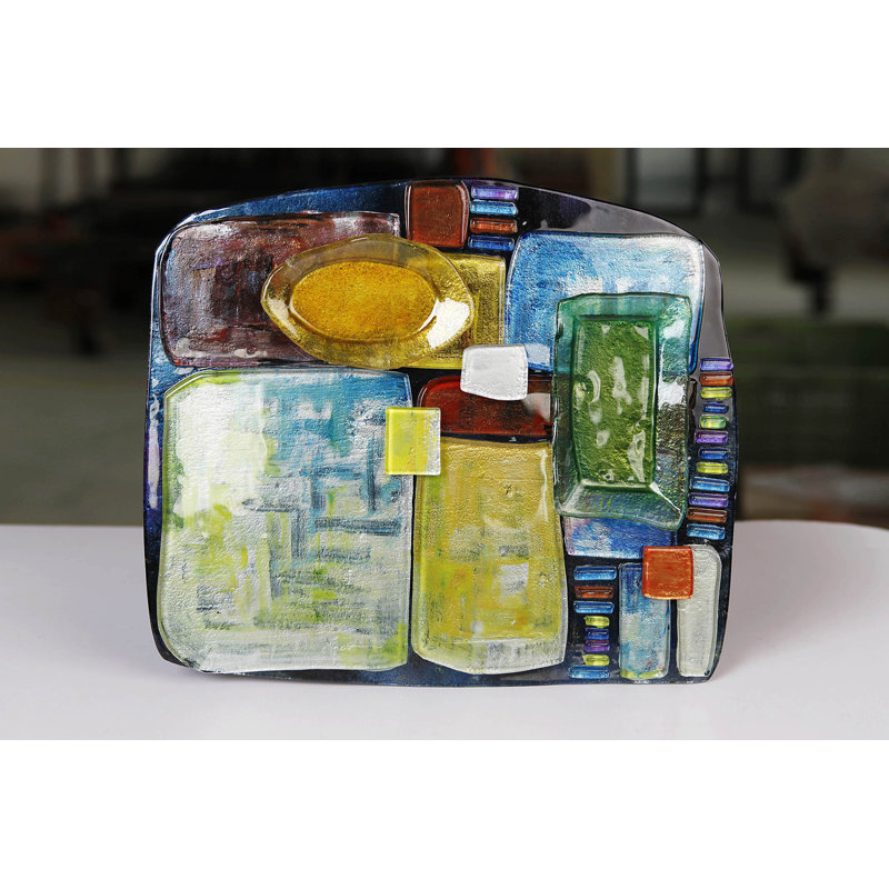 World Menagerie Bermudes Glass Cheese Board