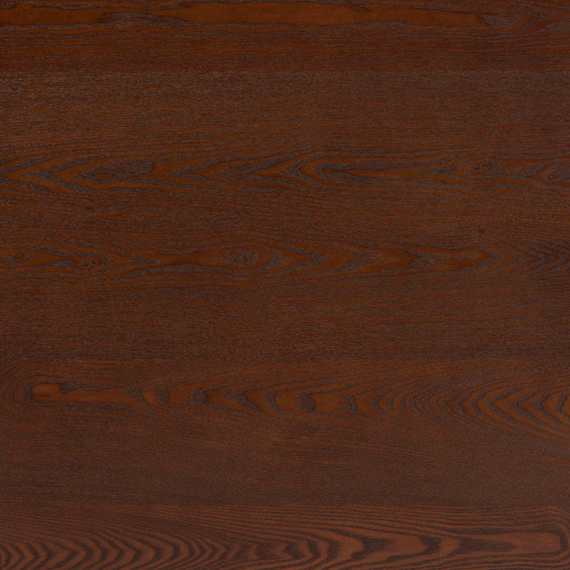 Lapinski Solid Wood Base Dining Table, Walnut Brown