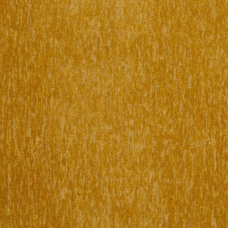 Ensemble de 2 chaises de salle à manger en chenille jaune moutarde contemporaine - brun + moutarde + bois + contemporain + maison de campagne + moderne