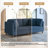 Seemab 80.4" W Upholstered Corduroy Standard Loveseat with Solid Wood Legs-437311029