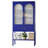 63"H Glass Display Cabinet With Drawer And Shelf-1985987967