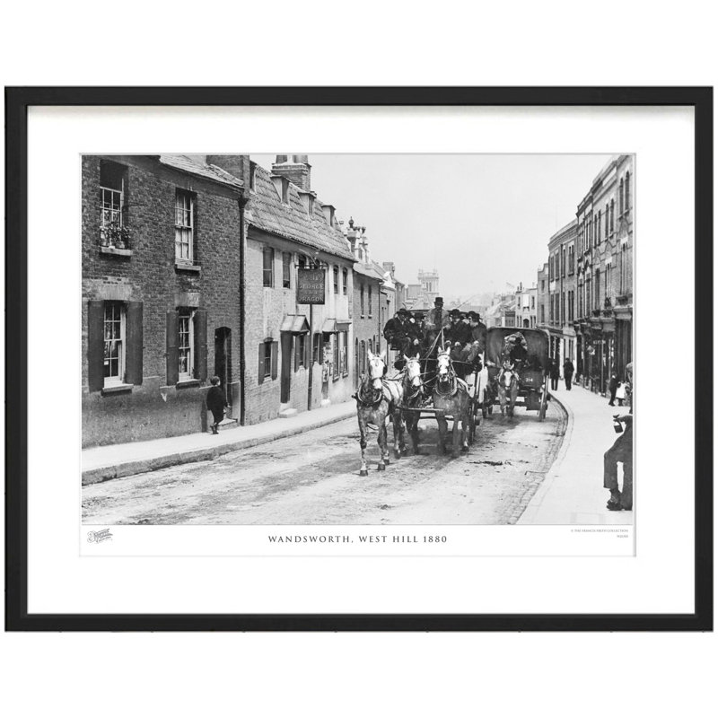 Wandsworth, West Hill 1880 by Francis Frith - Single Picture Frame Print, 45cm H x 60cm W x 2.3cm D