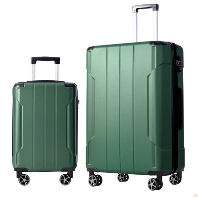 Hardshell ABS Luggage Sets 2 Piece Suitcase Set Expandable with TSA Lock Spinner Wheels for Men Women