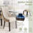  Upholstered Dining Chairs Set Tufted Wingback Chairs w/ Solid Wood Legs-517588982