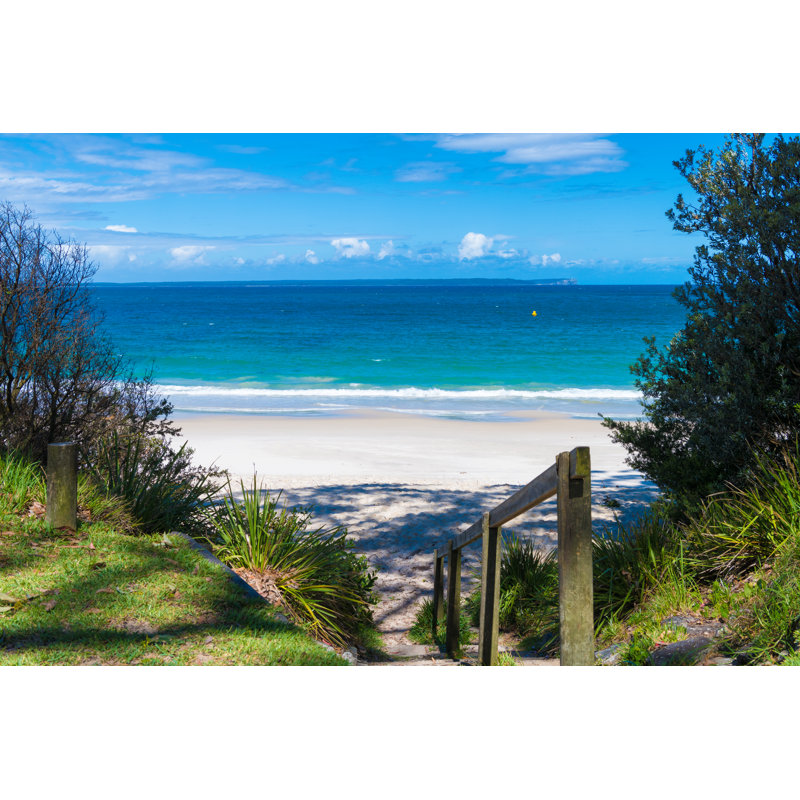Beach Water View - Wrapped Canvas Print, 30cm H x 46cm W x 3.8cm D