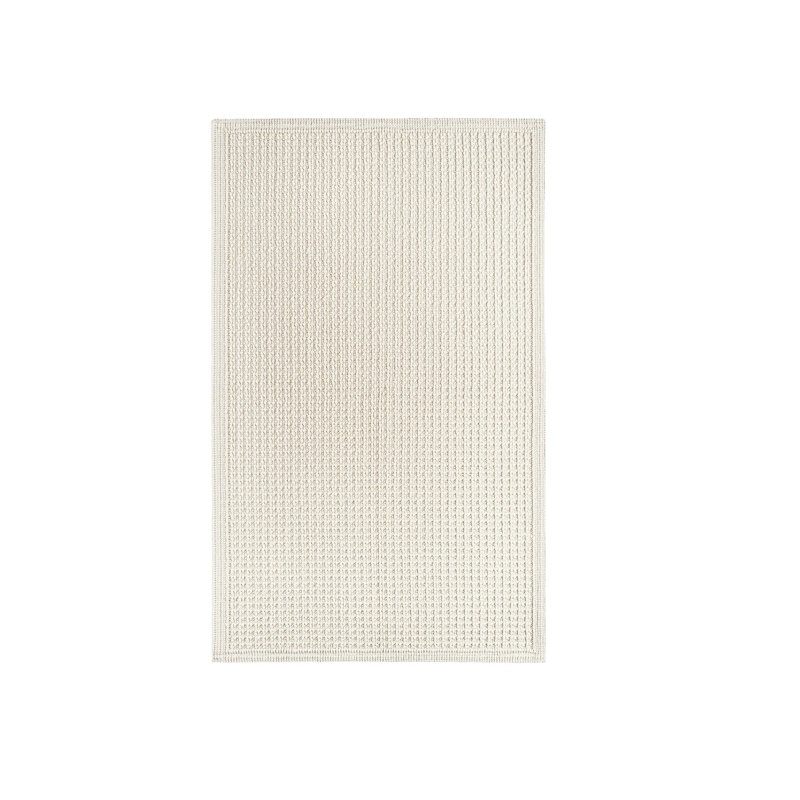 Be Vegan Geometric Bath Mat, Natural