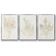Coral Blockprint I - Ensemble de 3 reproductions de cadres photo sur toile-97754100-97754105